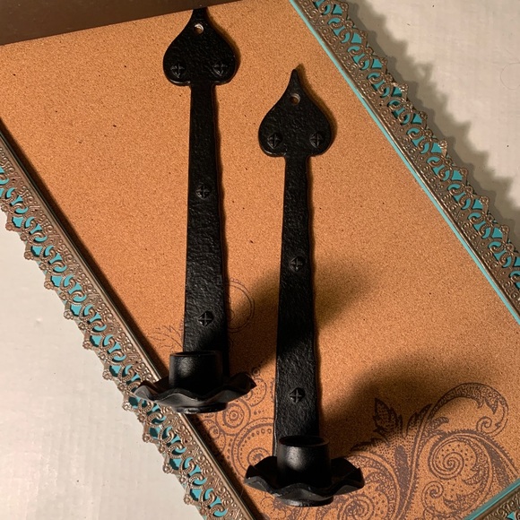 🌴SOLD🌴Vintage Iron Spanish Gothic Wall Sconce